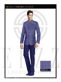 藍色祥云酒店經理職業裝款式圖426