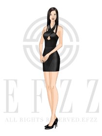 夜總會(huì)ktv包房公主制服設(shè)計(jì)圖537