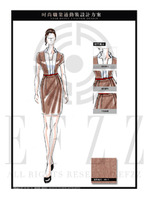 時尚OL女職業裝制服設計圖583