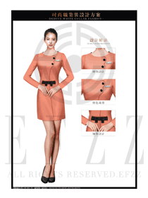 時尚OL女款夏裝制服款式圖592