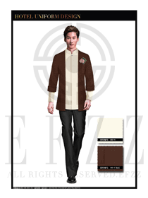 玫紅色男款中式服裝大堂經(jīng)理制服設(shè)計圖1010