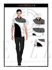 原創(chuàng)設(shè)計(jì)短袖男職業(yè)裝T恤服裝款式圖104