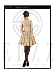 女職業裝OL大衣設計圖164