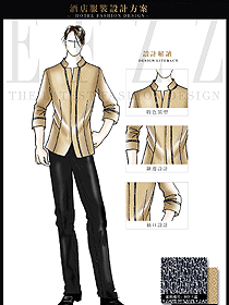 原創制服設計水療spa會所總臺收銀接待服裝款式圖410