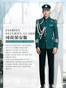 原創制服設計長袖男款獵裝保安制服圖片328