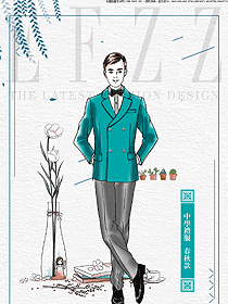 原創(chuàng)制服設(shè)計長袖男款學(xué)生服校服款式圖070