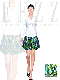 原創制服設計女款會所服務生服裝款式圖473