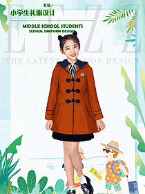 時尚大衣款女學生服校服款式設計圖092