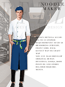 新款白色男款酒店廚師服制服設(shè)計(jì)圖459