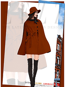 時尚女職業裝大衣制服設計圖240