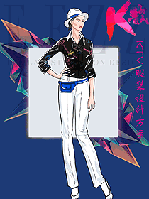 原創設計女款KTV夜總會服務員服裝款式圖625