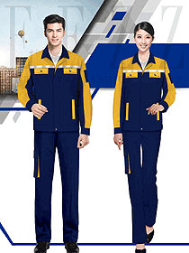 新款長袖汽修服工程服款式效果圖1246