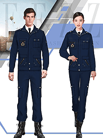 原創制服設計春秋工程服款式效果圖1251
