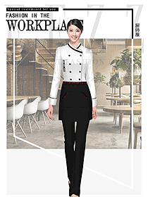 原創制服設計白色男款廚師服款式圖475