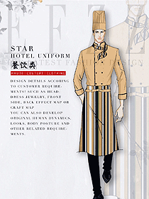 原創制服設計男款廚師服款式圖478