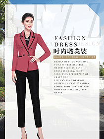 原創(chuàng)制服設計女秋冬職業(yè)裝制服設計圖1783