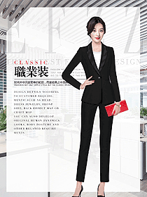 原創制服設計女秋冬職業裝制服設計圖1795