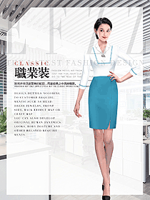 原創(chuàng)制服設(shè)計女職業(yè)裝長袖襯衫款式圖386