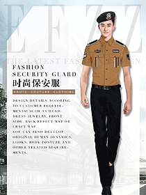 新款男款短袖保安服款式設(shè)計(jì)圖386
