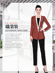 女秋冬職業裝制服設計圖1805