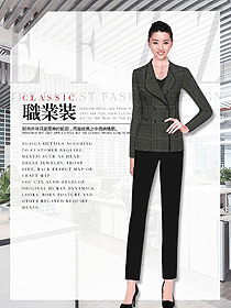 原創制服設計女秋冬職業裝設計圖1806