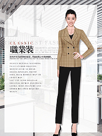 原創制服設計女秋冬職業裝制服設計圖1807