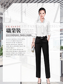 原創(chuàng)制服設(shè)計女職業(yè)裝長袖襯衫款式圖383