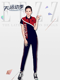 女職業裝T恤服裝款式效果圖038