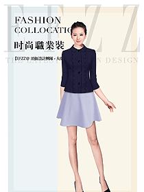 新款女職業裝夏裝制服設計圖805