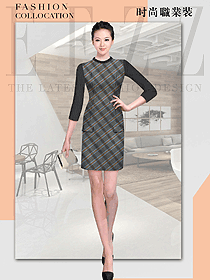 原創制服設計女職業裝夏裝款式圖821