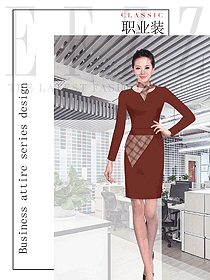 原創制服設計女職業裝夏裝款式圖827