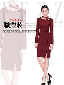 原創(chuàng)制服設(shè)計(jì)女職業(yè)裝夏裝款式圖870