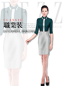 原創(chuàng)制服設(shè)計(jì)女職業(yè)裝夏裝款式圖876