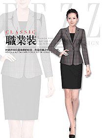 時尚女職業裝夏裝制服設計圖880