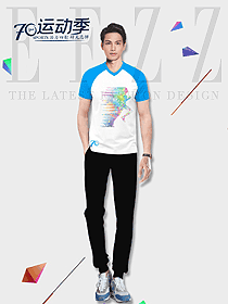 原創(chuàng)設(shè)計短袖男職業(yè)裝T恤服裝款式圖135