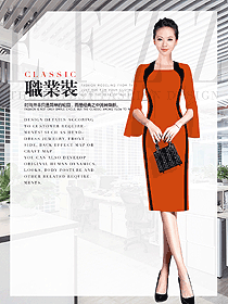 時(shí)尚女秋冬職業(yè)裝制服設(shè)計(jì)圖1624