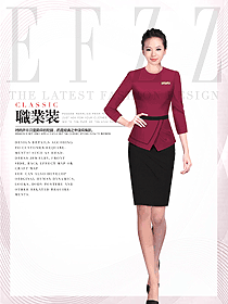 新款女秋冬職業(yè)裝制服設計圖1720