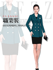 時尚女秋冬職業裝制服設計圖1738
