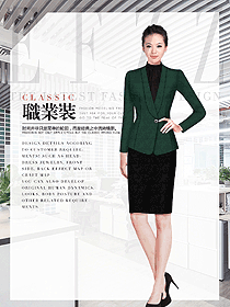 原創制服設計女秋冬職業裝設計圖1752