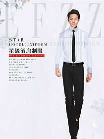 原創制服設計襯衣款酒店大堂服裝款式設計圖1221