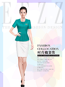 原創制服設計水療會所咨客服裝款式圖470