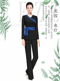 原創(chuàng)制服設計女款美容會所服裝款式圖653