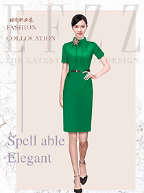 原創(chuàng)制服設(shè)計(jì)女職業(yè)裝夏裝款式圖980