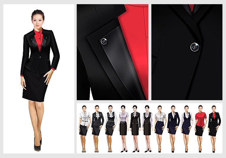 時(shí)尚職業(yè)裝系列方案三