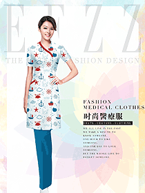 新款短袖兒童醫院護士服裝款式圖795