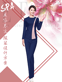 時尚女款醫療美容制服設計圖811