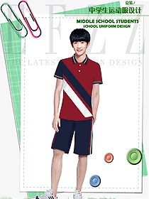 新款短袖男款學生服校服款式設計圖126