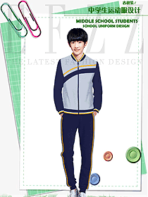 原創制服設計長袖男款學生服校服款式圖128