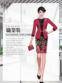 新款女職業裝夏裝制服設計圖1004