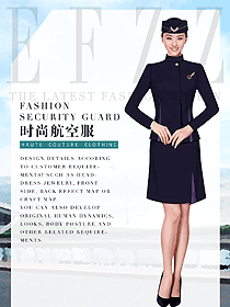 新款空姐制服款式設計圖864